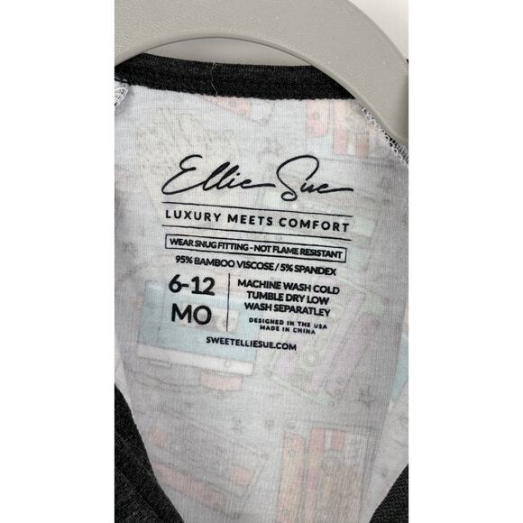 Ellie Sue Guardians Of The Galaxy Bamboo Zipper Romper Baby Size 6-12 Month New - Picture 10 of 12